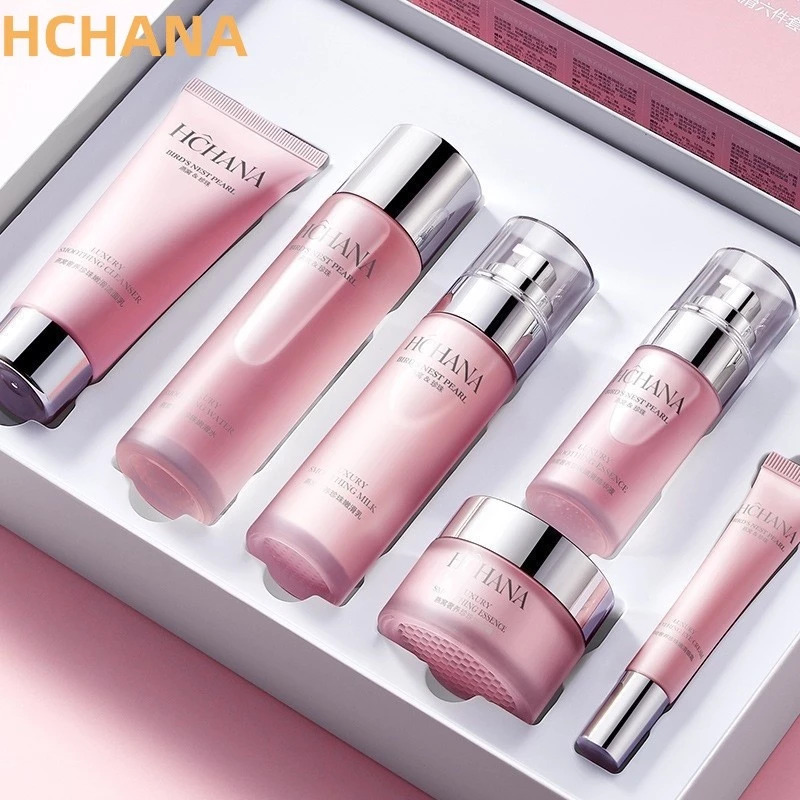 Paket-Skincare Set/Glowing/Pelembab Kulit/Anti Kerut/Anti Aging/Brightening